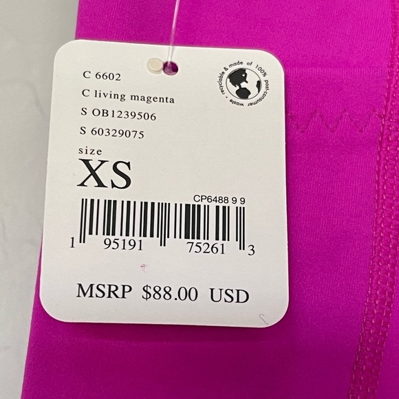 Free People Solid Wave Rider Legging In Living Magenta XS - Picture 5 of 8